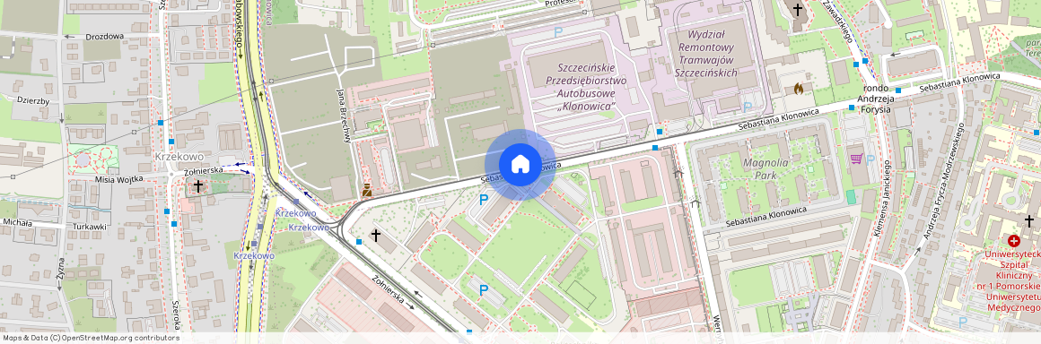 ul. Sebastiana Klonowica, Zawadzkiego-Klonowica, Zachód, Szczecin, zachodniopomorskie