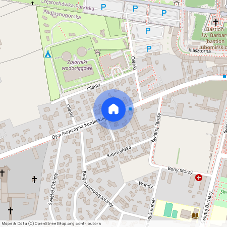 o. Augustyna Kordeckiego, Podjasnogórska, Częstochowa, śląskie