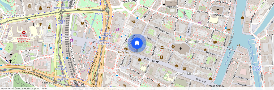 ul. Tkacka, Śródmieście, Gdańsk, pomorskie