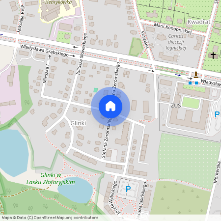 ul. Stefana Żeromskiego, Legnica, dolnośląskie