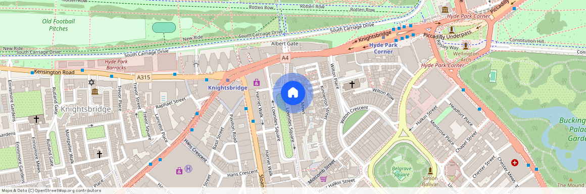 Lowndes Square, Belgravia, London, SW1X