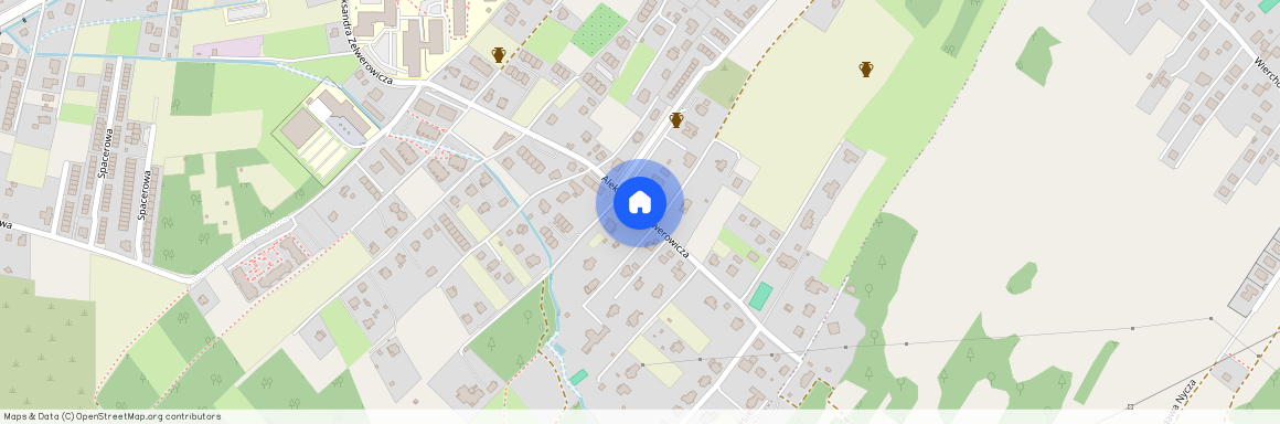 ul. Aleksandra Zelwerowicza, Zalesie, Rzeszów, podkarpackie