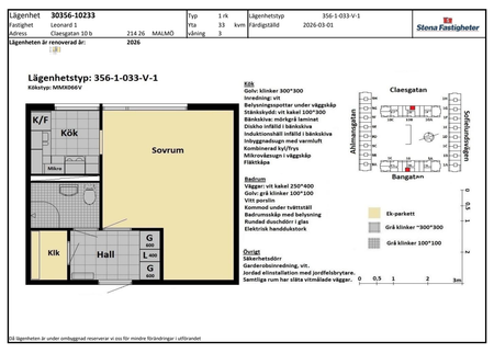 Claesgatan 10B, Möllevången - Photo 2