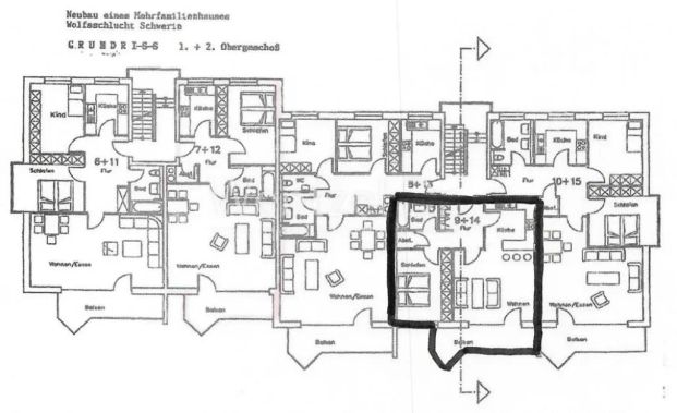 Niedliche 2- Zimmer- Wohnung mit Balkon und PKW- Stellplatz in Schwerin- Friedrichsthal ! - Foto 1