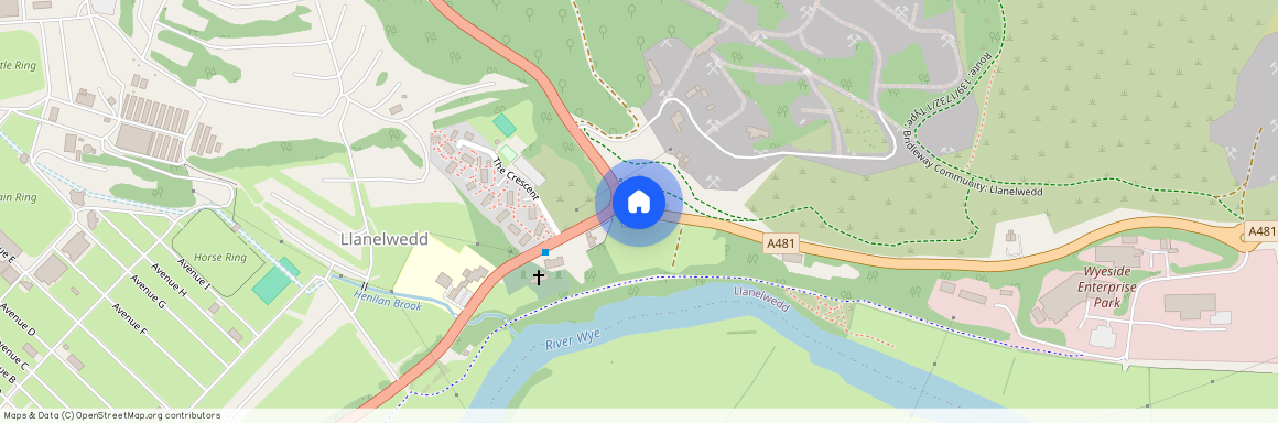 Llanelwedd, Builth Wells, Powys, LD2