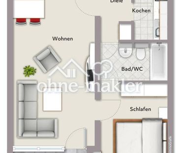 Schöne Zweizimmerwohnung in Bensheim - Photo 4