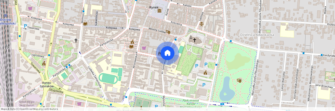 ul. Gimnazjalna, Ostrów Wielkopolski, ostrowski, wielkopolskie