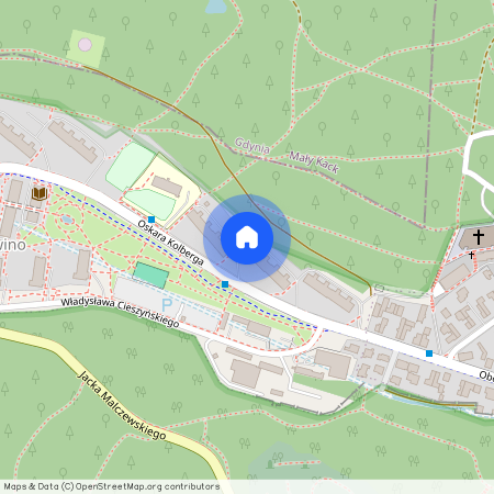 ul. Oskara Kolberga, Brodwino, Sopot, pomorskie