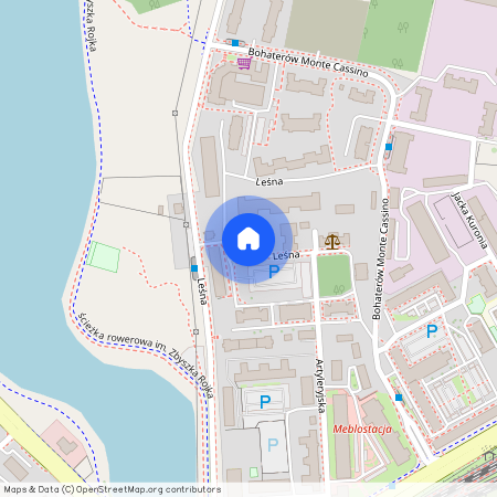 ul. Leśna, Osiedle Nad Jeziorem Długim, Olsztyn, warmińsko-mazurskie