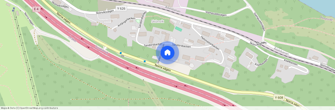 Glasbruksbacken 1, Sundsvall