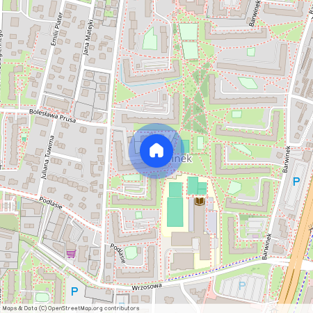 ul. Andrzeja Frycza Modrzewskiego, Barwinek, Kielce, świętokrzyskie