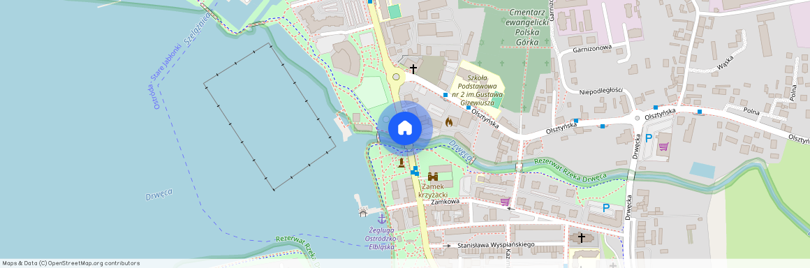 ul. Adama Mickiewicza, Ostróda, ostródzki, warmińsko-mazurskie