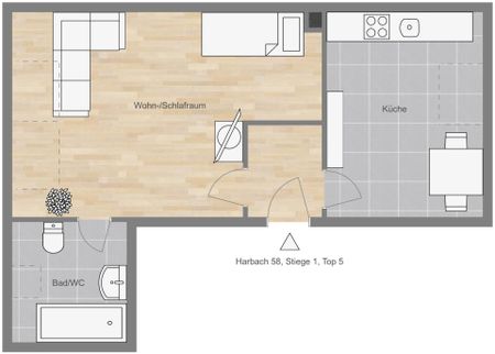 Gemütliche Dachgeschosswohnung mit Küche - Photo 5