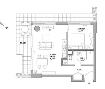 City-Residence: Elegante Top-Wohnung im Prestige-Hochhaus "Eden Tower" - Foto 1