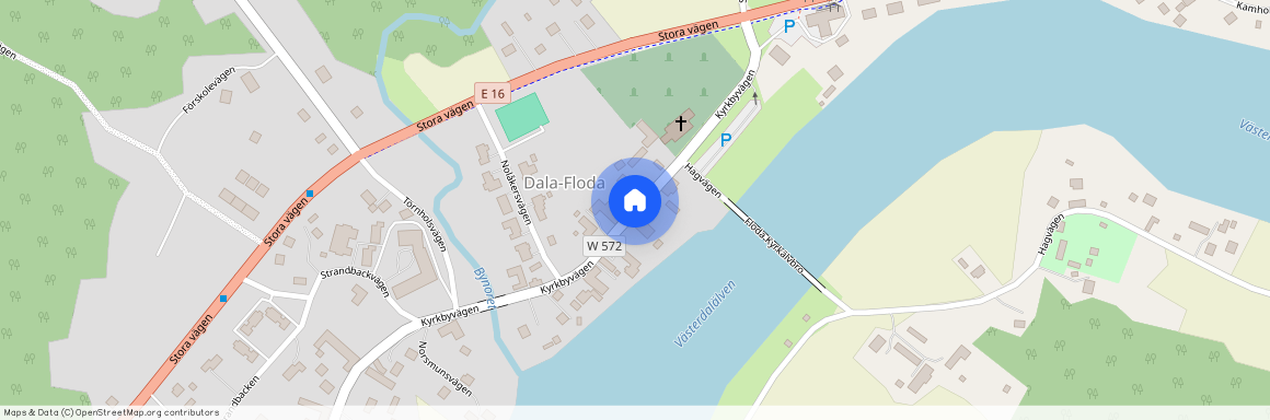 Kyrkbyvägen, Dala-Floda