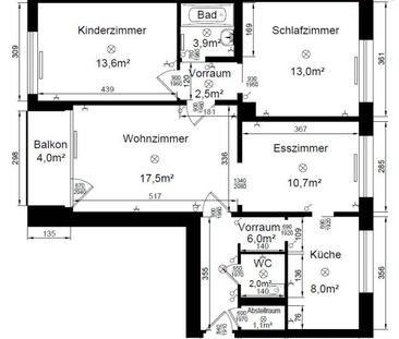 Familienfreundliche 3-Zimmer-Wohnung mit Balkon in der Kopernikusst... - Foto 2