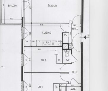 Location T3 62 m2 Dauphiné-Lacassagne Lyon 3ème - Photo 6