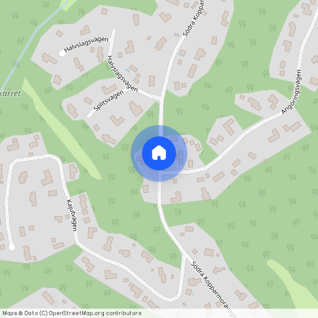 Södra Kopparmoravägen, Värmdö