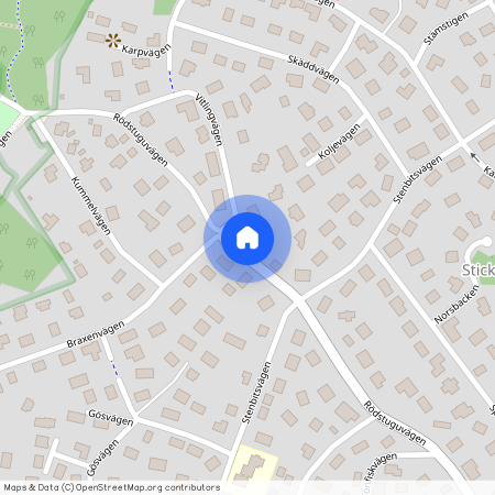 Vitlingvägen, Lidingö