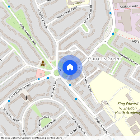 A Garretts Green Lane, Birmingham