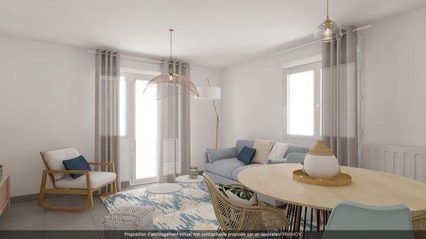 location Appartement T3 DE 61.9m² À TOULOUSE - Photo 1