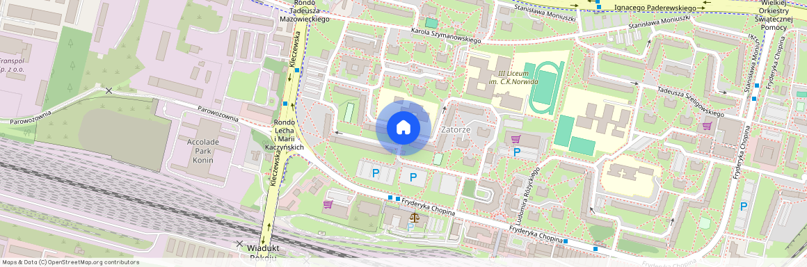 ul. Henryka Wieniawskiego, Konin, wielkopolskie