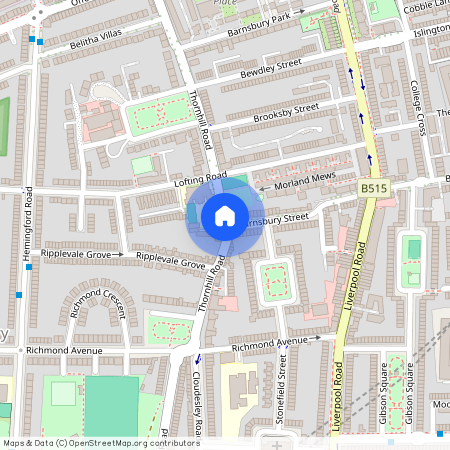 Thornhill Road, Barnsbury, Islington, London, N1