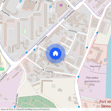 ul. Łużycka, Świnoujście, zachodniopomorskie