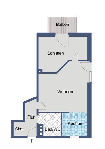 WBS über 2 Zimmer oder 60 qm erforderlich - Foto 5