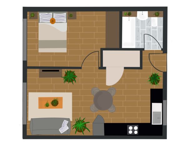 Apartment Type C1C Urban Mid-century - Photo 1