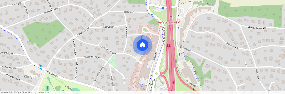 Bergåsstigen, Danderyd