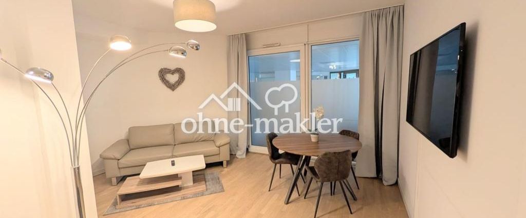 Elegantes, vollmöbliertes 1,5-Zimmer-Apartment mit Terrasse in U-Bahn Nähe - von privat - Foto 1