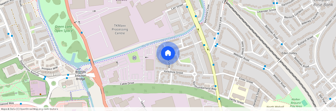 Shropshire Close, Walsall