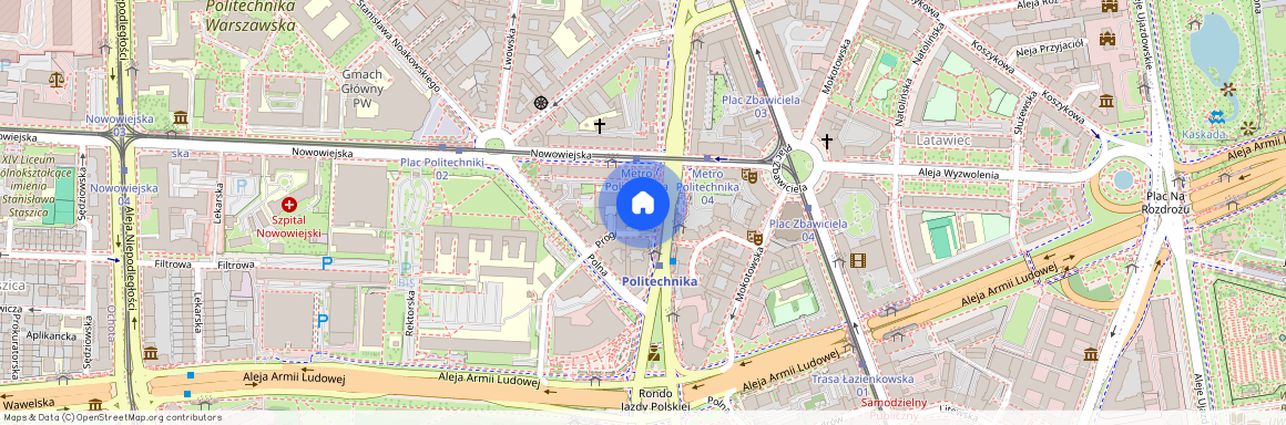 ul. Ludwika Waryńskiego 3, Śródmieście Południowe, Śródmieście, Warszawa, mazowieckie