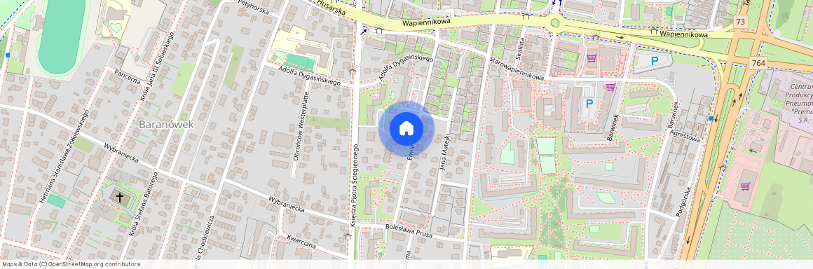 ul. Emilii Plater, Barwinek, Kielce, świętokrzyskie