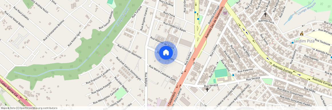 Rua André Gallo - Vale dos Tucanos, Londrina - PR