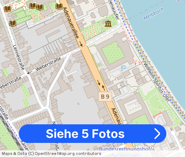 Charmante 1-Zimmer-Altbauwohnung in zentraler Lage an der Adenauera... - Foto 1