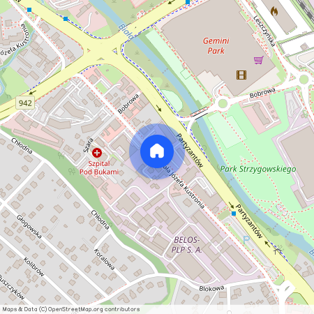 ul. gen. Józefa Kustronia, Kamienica, Bielsko-Biała, śląskie