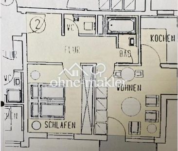Ihr neues Zuhause - gepflegte 2Z-Wohnung im Grünen mit EBK, Balkon,... - Foto 1