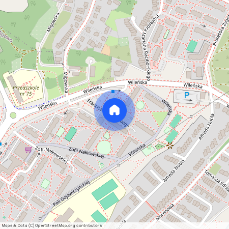 ul. Franciszka Zabłockiego, Piecki-Migowo, Gdańsk, pomorskie