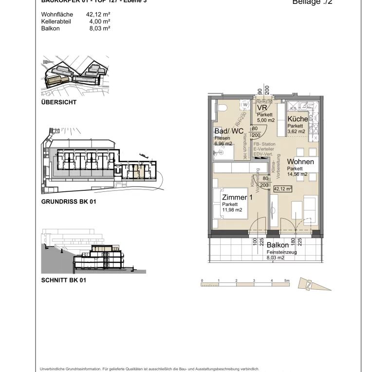 Neubau Erstbezug Musterwohnung in den Danube Hills - Foto 1