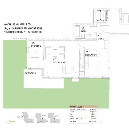 Attraktive 2,5-Zimmer EG-Wohnung mit Garten & Tiefgarage in zentraler Lage von München Ramersdorf - Foto 4