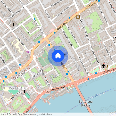 Beaufort Mansions, Beaufort Street, Chelsea, London, SW3