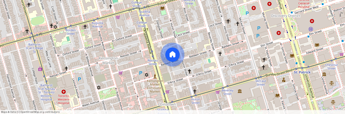 114 Baldwin Street Unit# Bsmt, Toronto