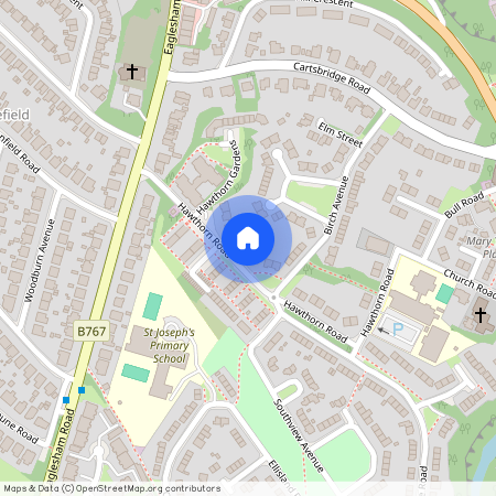 BUSBY - Birch Crescent - Three Bed. Unfurnished