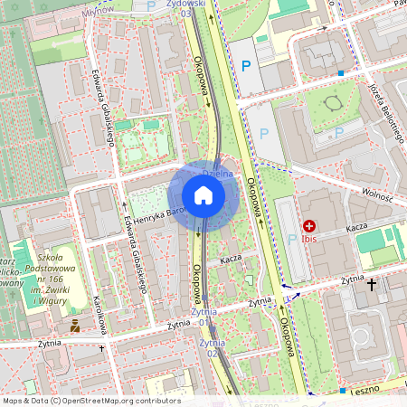 ul. Okopowa, Młynów, Wola, Warszawa, mazowieckie