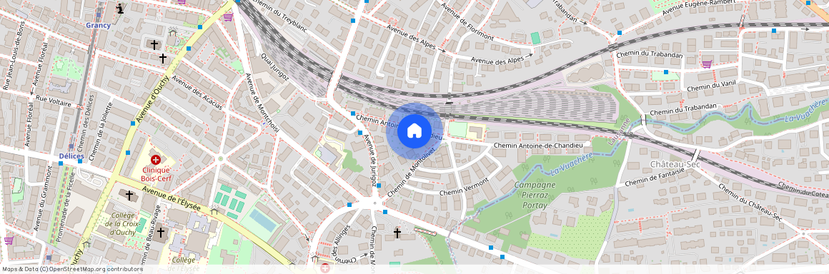 1006, Lausanne, Ch. de Chandieu, 10