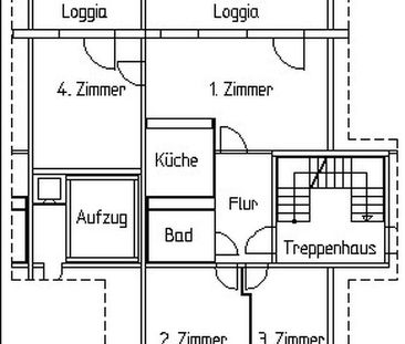 Schöne Wohnung mit Aufzug und Balkon - Foto 1