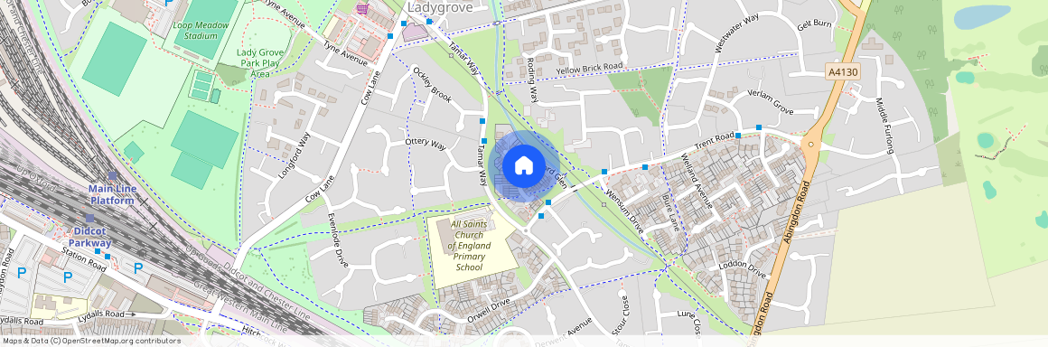 2 Double Bedroom House With Garage On Ladygrove