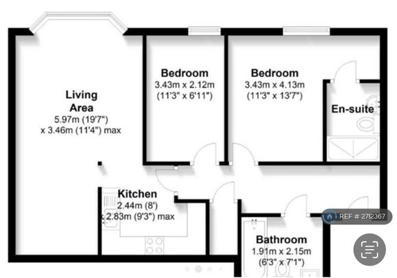 2 bedroom flat to rent - Photo 1